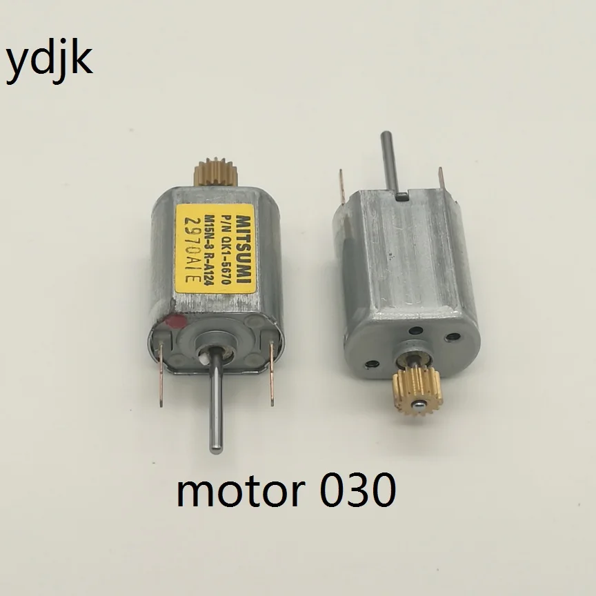 2 шт./лот двигатель 030 12VDC двойной выходной вал микро мотор с 15 зубчатой передачей