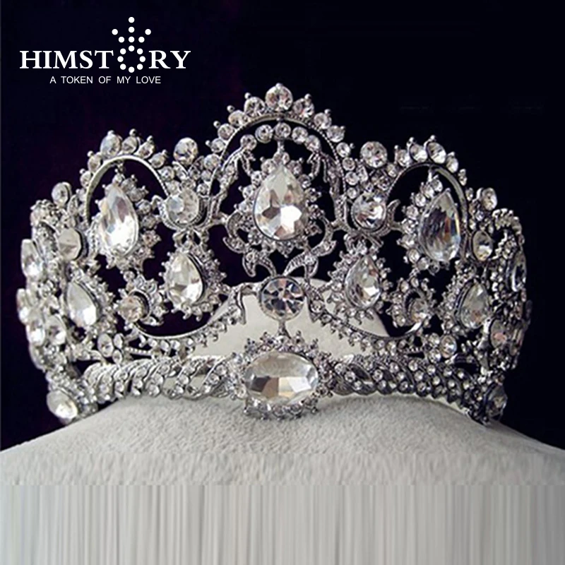 

Hot European Designs Vintage Peacock Crystal Tiara Bridal Hair Accessories Wedding Quinceanera Rhinestone Tiaras Crowns Pageant