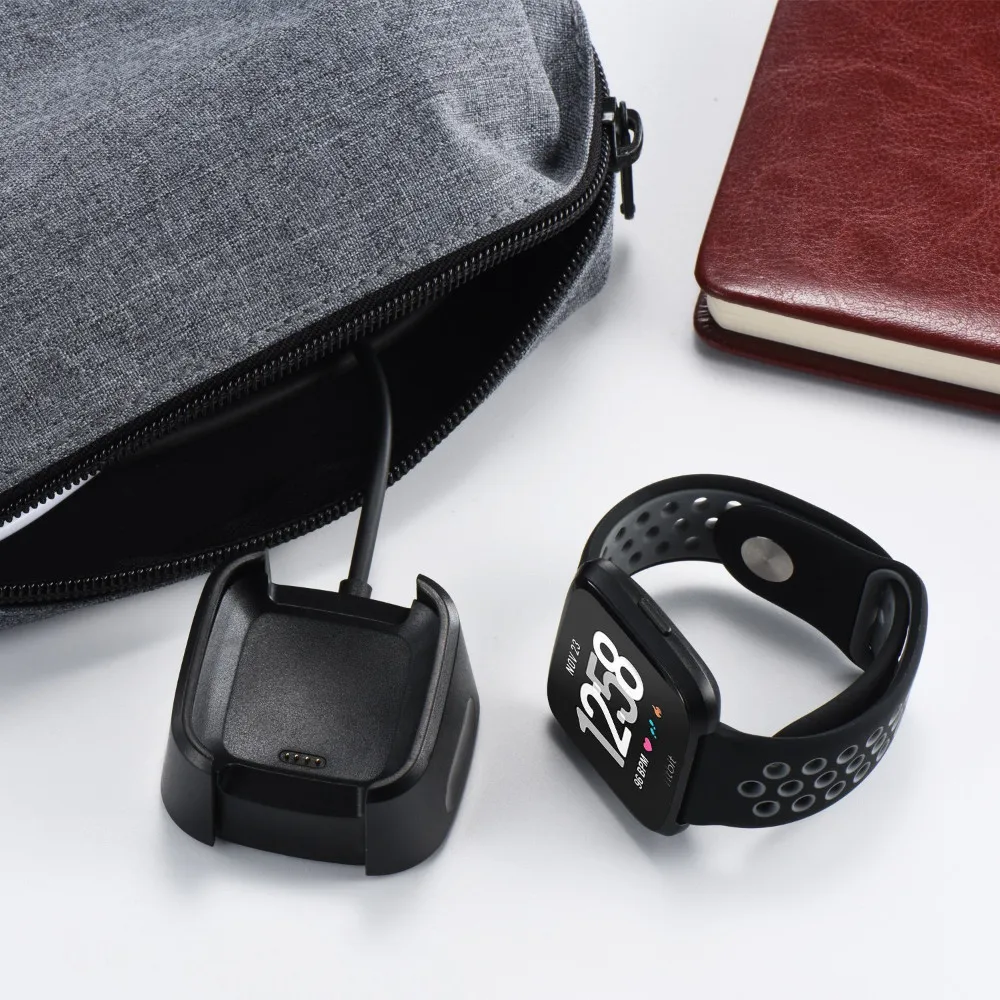 Duszake зарядная док-станция для Fitbit Versa Usb кабель передачи данных базовое настольное