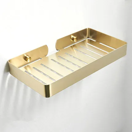soap dish Набор аксессуаров для ванной комнаты, вешалка для полотенец, угловая полка, держатель для бумаги, кухонный смеситель, смеситель для раковины, кран, причесанный матовый золотой набор для ванной комнаты - Цвет: soap dish
