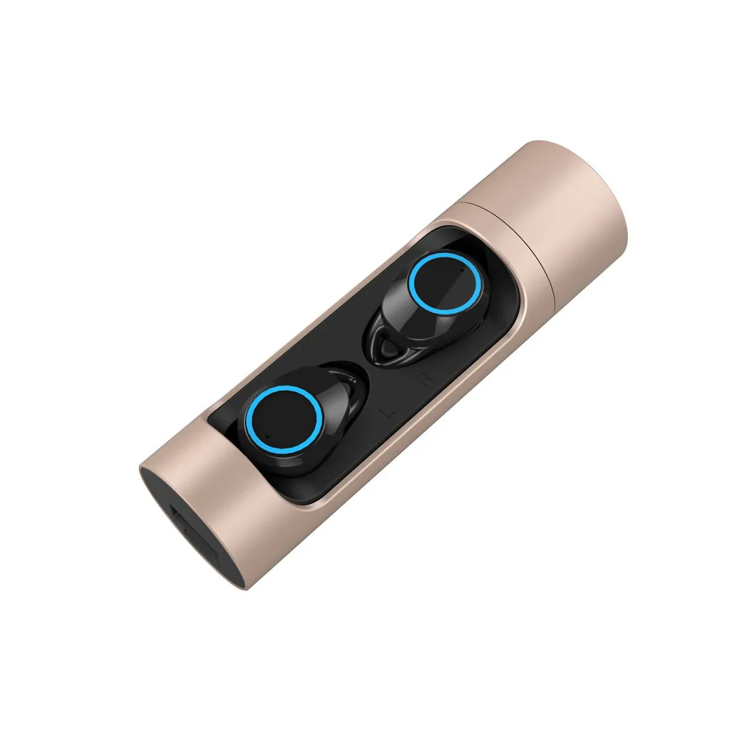 Металлическая Bluetooth 5,0 бинауральная беспроводная гарнитура, Спортивная беспроводная гарнитура, игровая bluetooth-гарнитура для huawei samsung 42