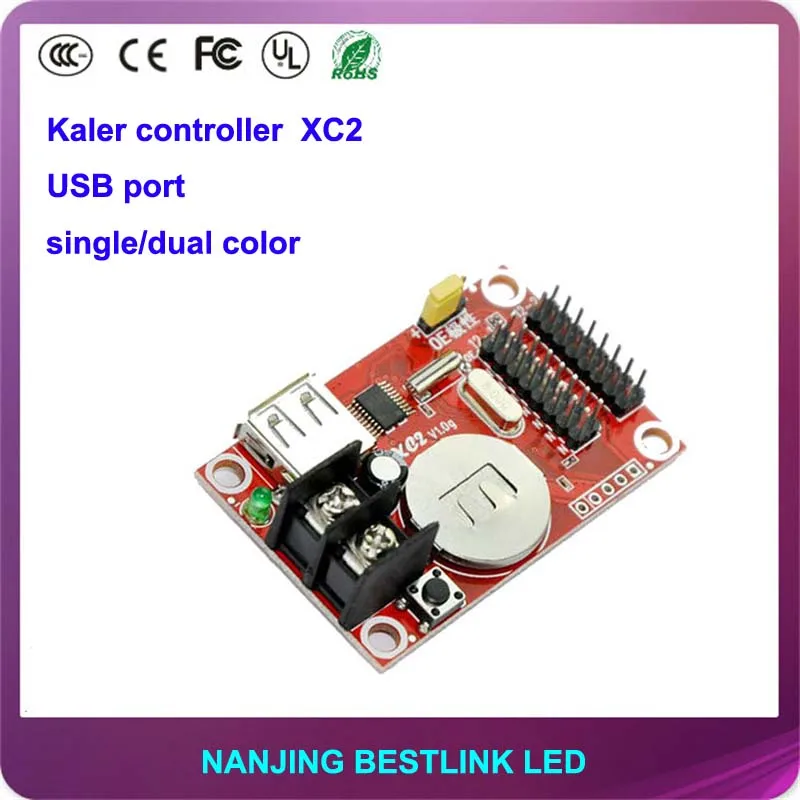 Светодиодная контрольная карта kaler XC2 32*320 пикселей usb-порт светодиодная для P10