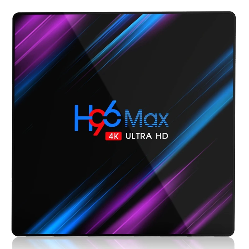 ТВ приставка H96 с четырехъядерным процессором Amlogic Rk3318 Android 9 0 64 битным экраном Wi Fi