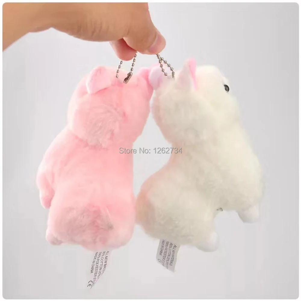 2 цвета Трава Грязь лошадь лама Пако 12 см Брелок плюшевая кукла кулон фигурка