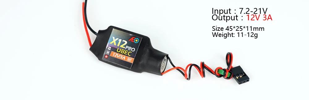 AEORC BEC UBEC Pro(3,3 V 3.5A/5 V 3.5A/5 V 5A/6 V 3.5A/7,2 V 3A/7,2 V 4.5A/9 V 3A/9 V 4.5A/12 V 3A /12 в 4,5 а) для RC