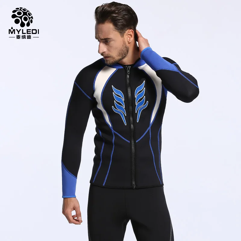

One piece 3mm SBR men diving jacket neoprene waterproof surfing jacket size S-XXL MY032