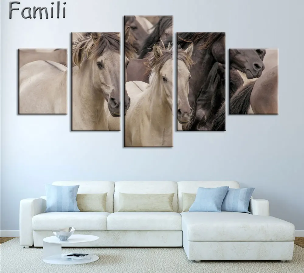 5 шт./компл. большие настенные картины для гостиной украшения шт. современные на