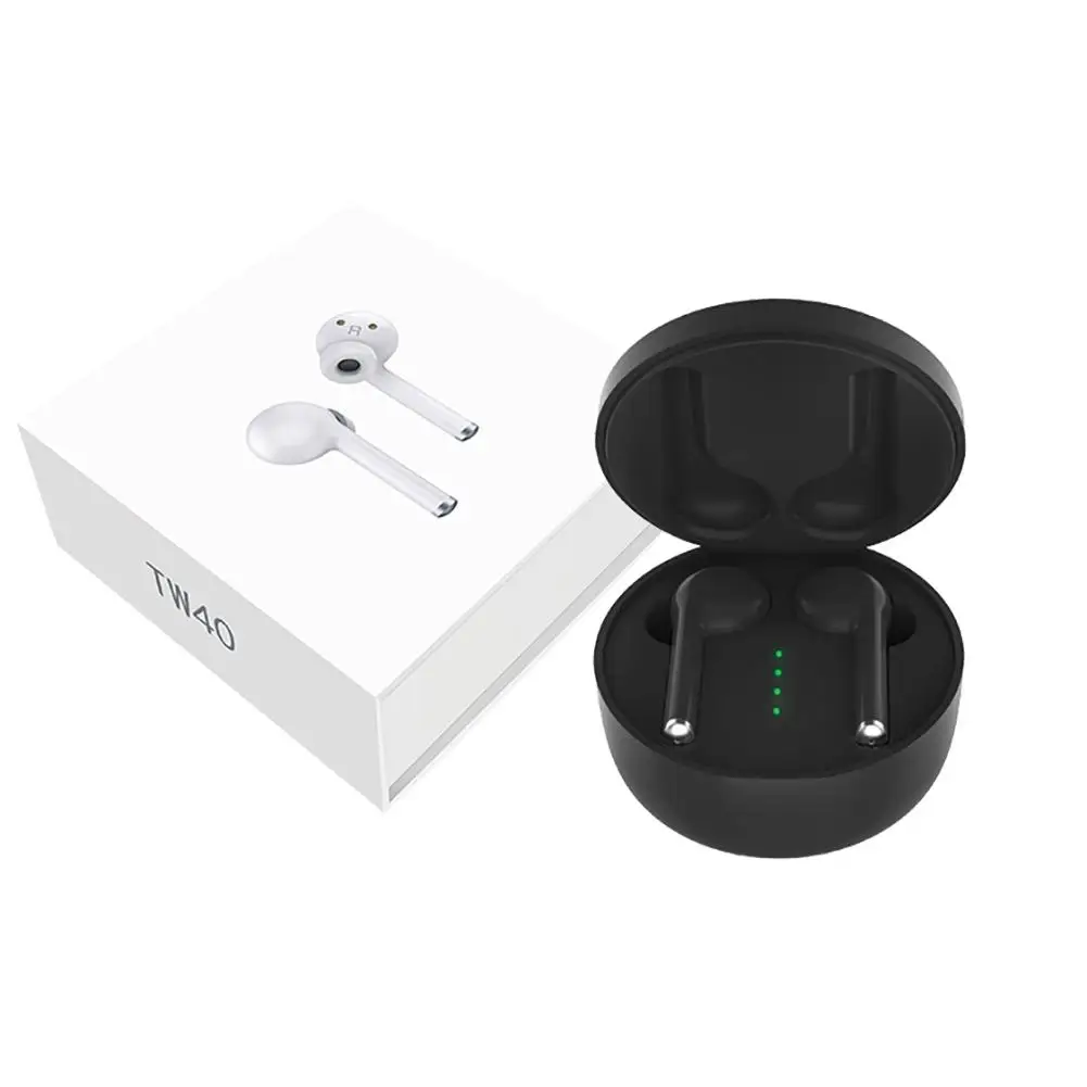 TW40 наушники-вкладыши TWS с Беспроводной Bluetooth 5 0 наушники стерео Hi-Fi звук гарнитуры