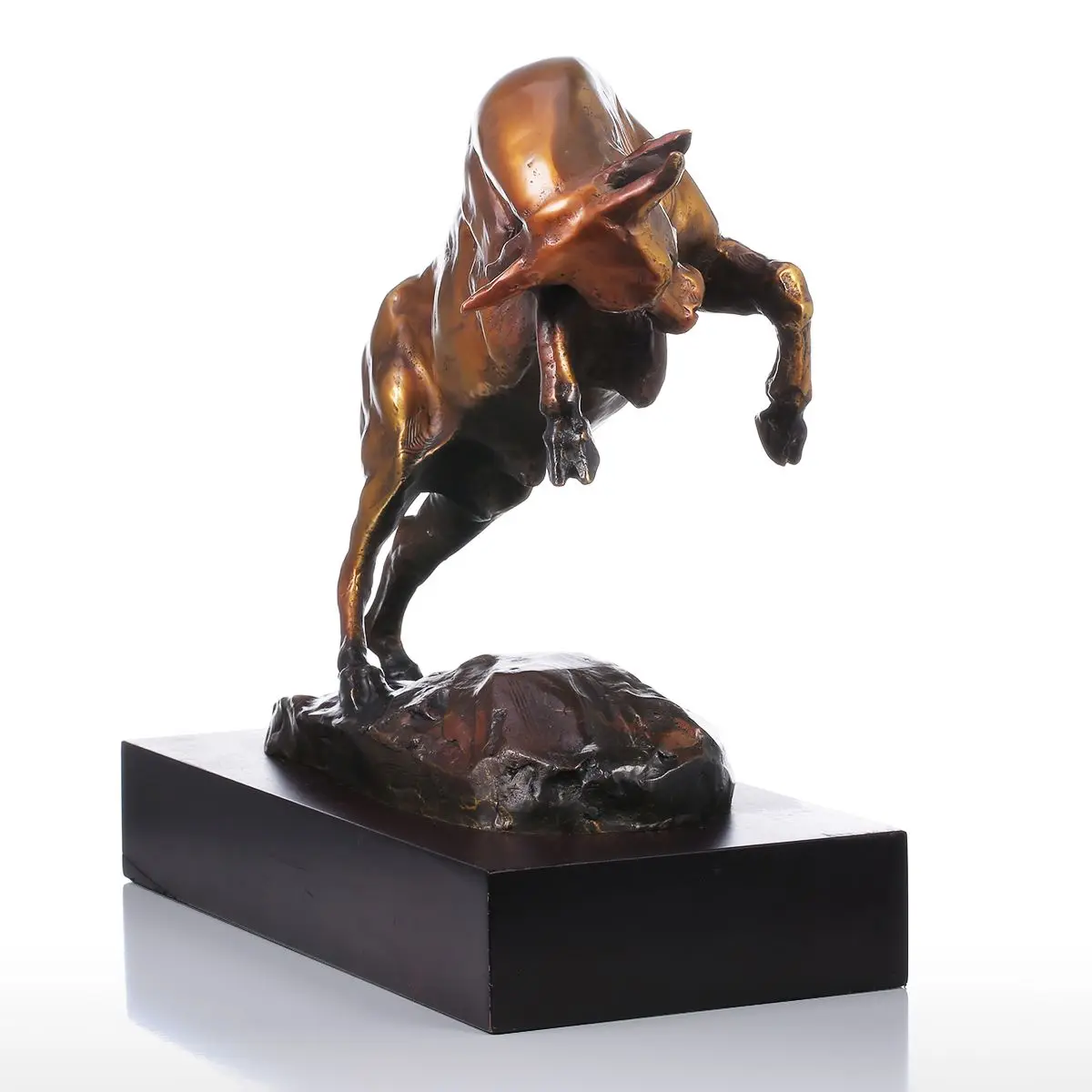 Tooarts энергичная скульптура для крупного рогатого скота ручная работа бронза фэн