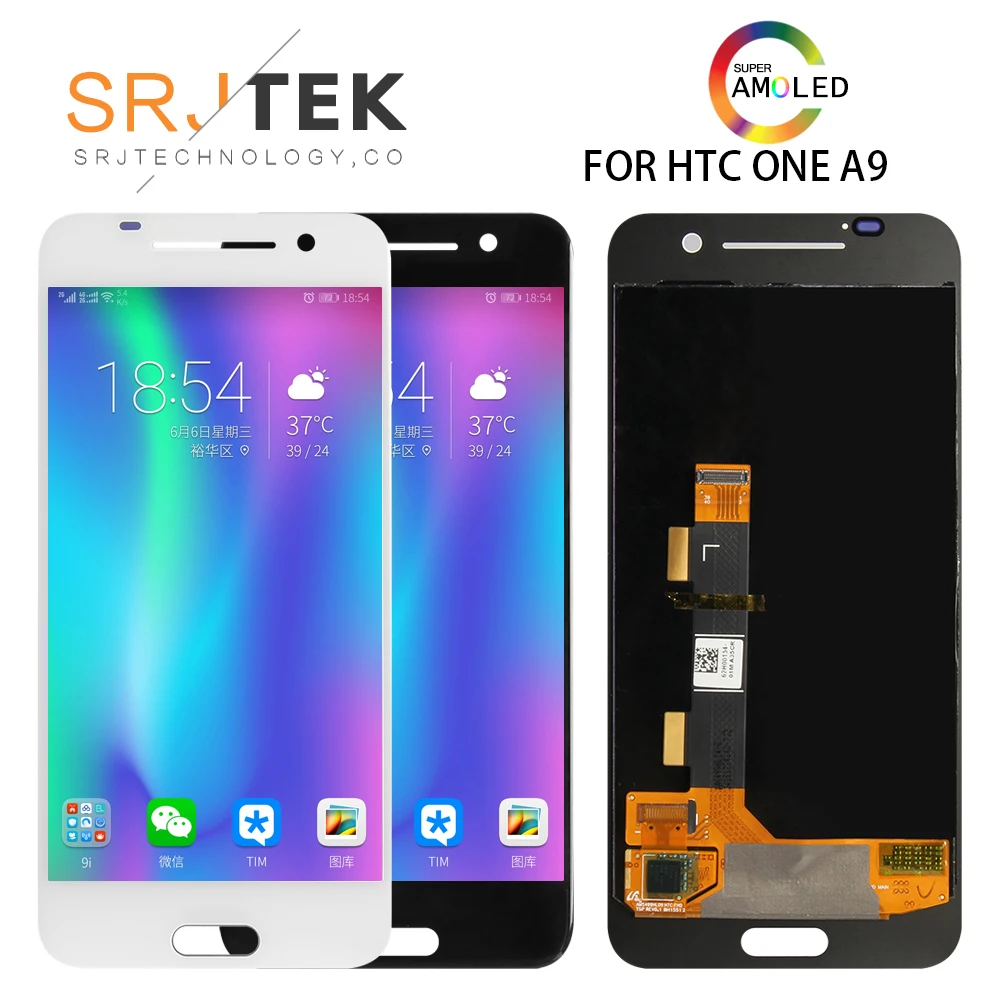 100% оригинал 5 &quot1920x1080 Для htc ONE A9 ЖК дисплей сенсорный экран A9W A9T A9D дигитайзер в
