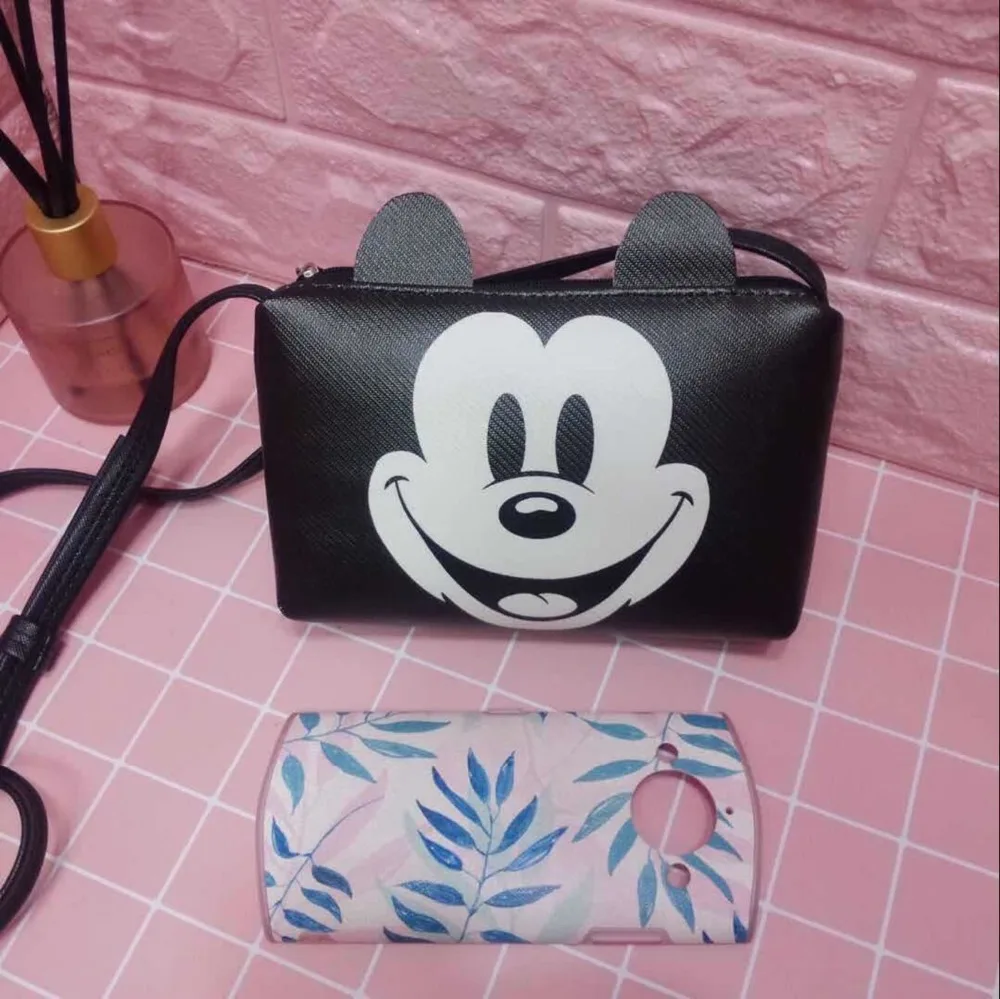 Disney Микки Маус мультфильм дети сумка подарки для девочек портмоне сумка для хранения мобильного телефона малыш аксессуары сумка