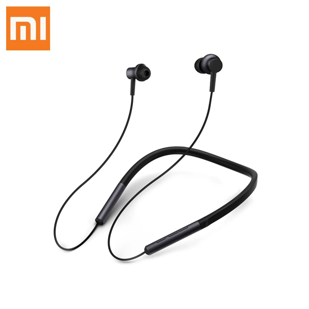 Xiaomi LYXQEJ01JY Bluetooth беспроводные наушники ожерелье спортивные поддержка микрофона