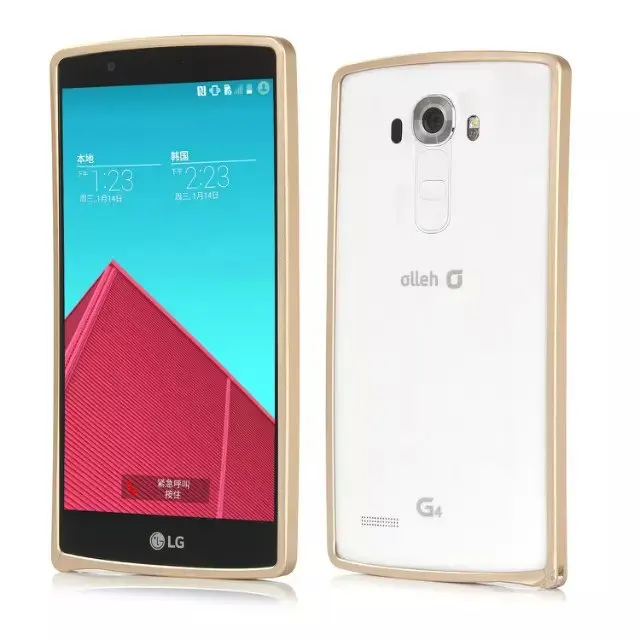 NEW Luxury Ultra Slim Aluminum Metal Bumper Case Frame Protective Cover For LG G4 H810 F500 F500S F500K F500L |