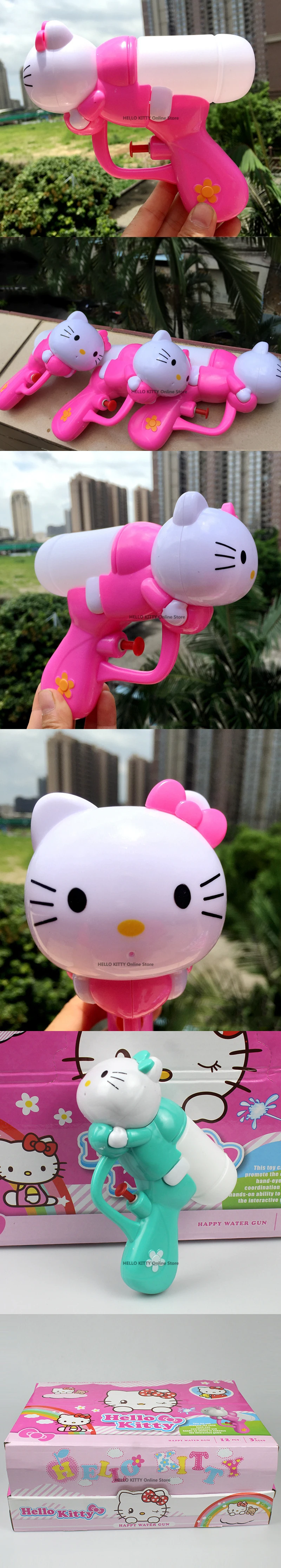 Hello kitty 1 шт. мини брызгающая водой игрушка детская пушка воды пляжа Пистолеты игрушки на открытом воздухе хороший подарок Дети Лето Пляж KT
