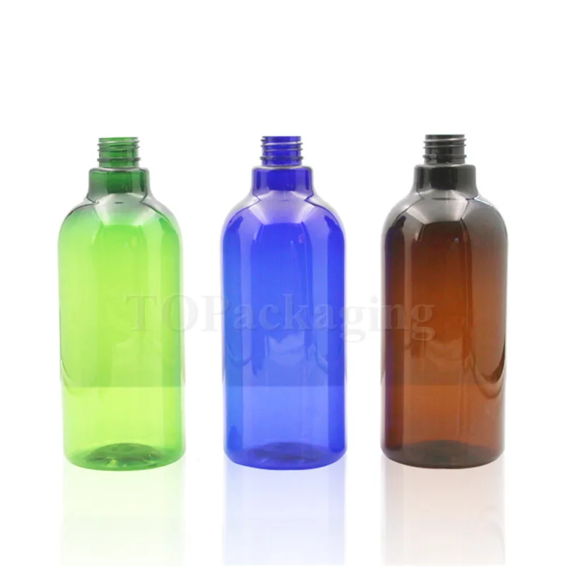 20 x 500ml Screw Cap Bottle Sample Lotion Essence Oil Make up Shampoo Bottling Empty Plastic Cosmetic Container | Красота и здоровье