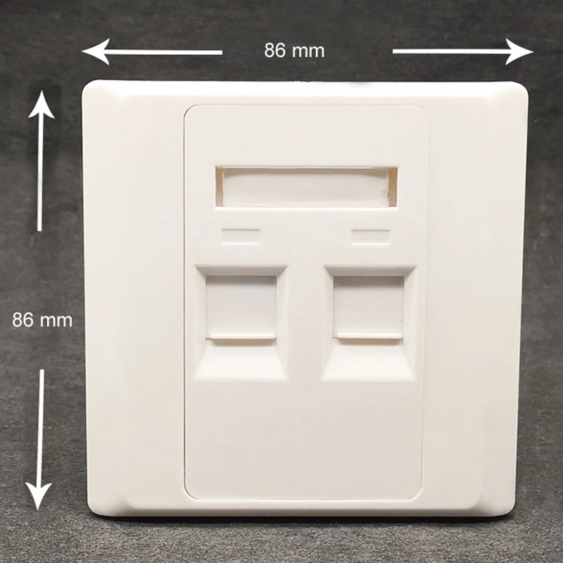 Настенная панель Keystone RJ11 RJ45 5 шт.-2 порта настенное крепление лицевая сетевые