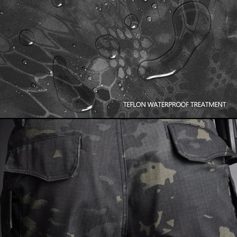 Мужские камуфляжные армейские штаны ReFire Gear военные тактические брюки карго с