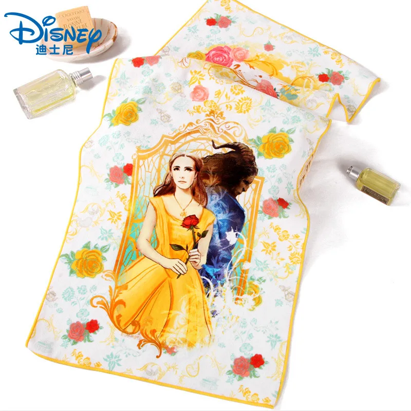 Disney Beauty and the Beast серия True Love цифровое полотенце для лица с рисунком Хлопковое