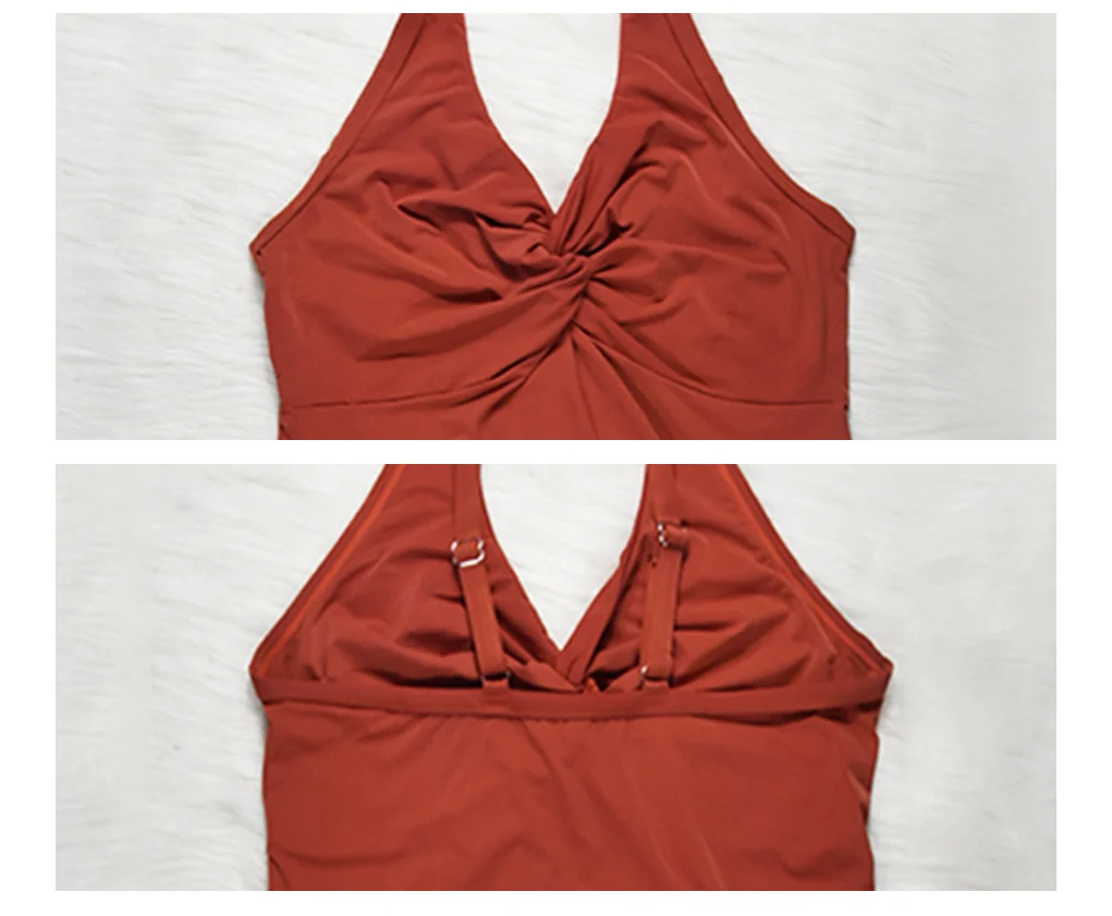 Женский купальник размера плюс, танкини, 7XL, монокини, два предмета, купальник для полных женщин, Одноцветный, большой купальник, бикини, 8XL