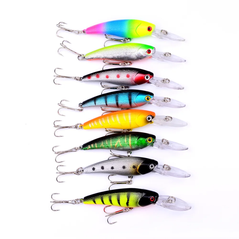 Pro 9 см 8 3g ловля рыбы на блесну блесны Пластик блесна жесткая приманка Лодка Bait с