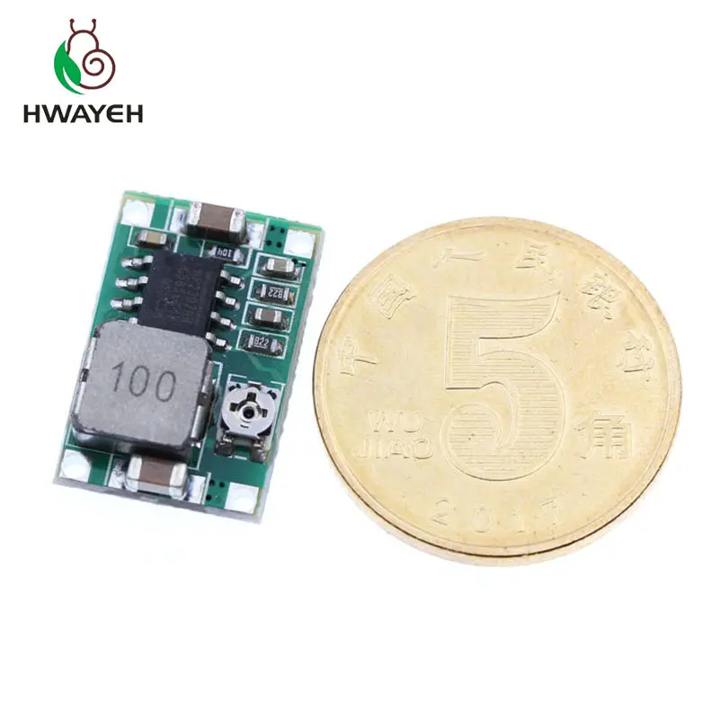 5 pcs RC Airplane Module Mini 360 DC-DC Buck Converter Step Down 4.75V-23V to 1V-17V 17x11x3.8mm Mini360 New LM2596 | Электронные