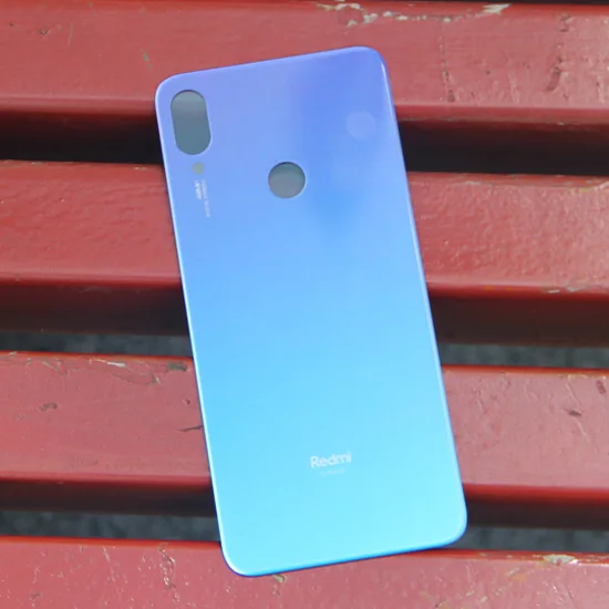 Neptune Blue Стеклянный чехол на заднюю панель для Xiaomi Redmi Note 7 Note7, задняя крышка на батарею для телефона, задняя крышка на заднюю панель, чехол s - Цвет: Neptune Blue