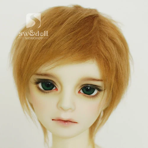 22 Новинка 1/12 3-4 дюйма 9-10 см 1/8 4-5 дюймов 12 см 14 см BJD желтый для AE PukiFee лати кукла Противоскользящий BJD парик куклы - Цвет: 22