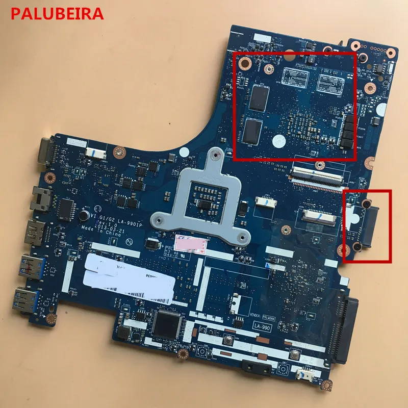 PALUBEIRA Бесплатная доставка Для LA 9901P lenovo G400S Материнская плата ноутбука HM70
