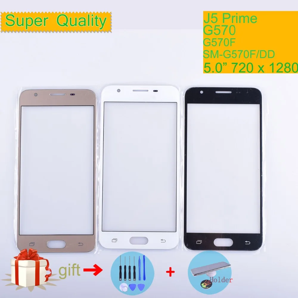 Экран для Samsung Galaxy J5 Prime G570 G570F внешнее стекло верх/передняя крышка объектива (без