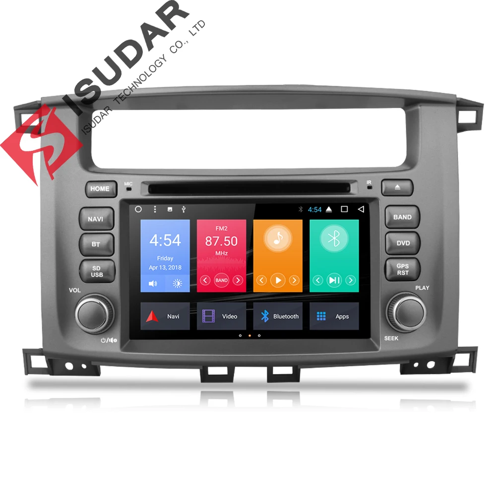 Isudar автомобильный мультимедийный плеер 2 din Авто Android 7 1 дюймов для