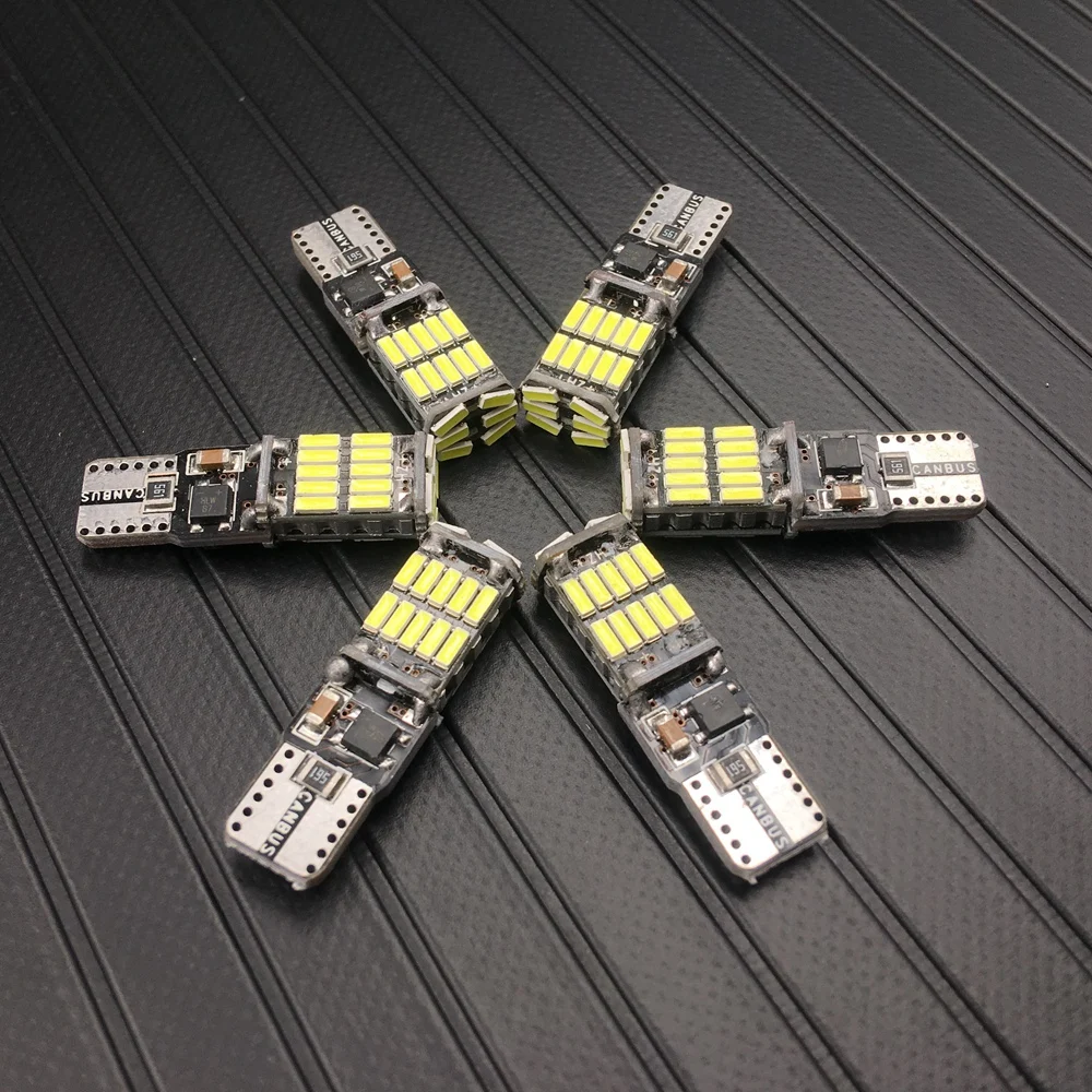 Белый T10 W2 1x9 5d W5W 4014 26 SMD Can bus светодиодный светильник s лампа без ошибок внутренняя