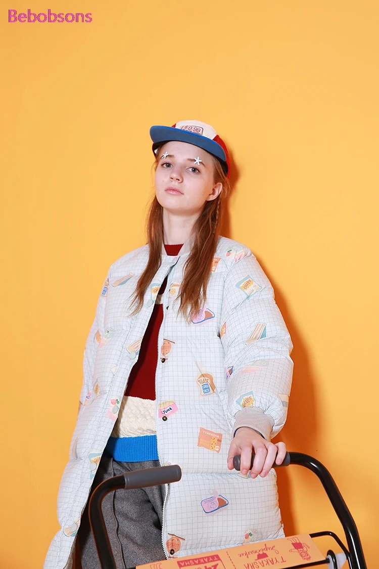 Новое дизайнерское зимнее женское пальто, клетчатые парки с принтом, утолщенная теплая верхняя одежда средней длины, повседневная стеганая хлопковая куртка, женская одежда