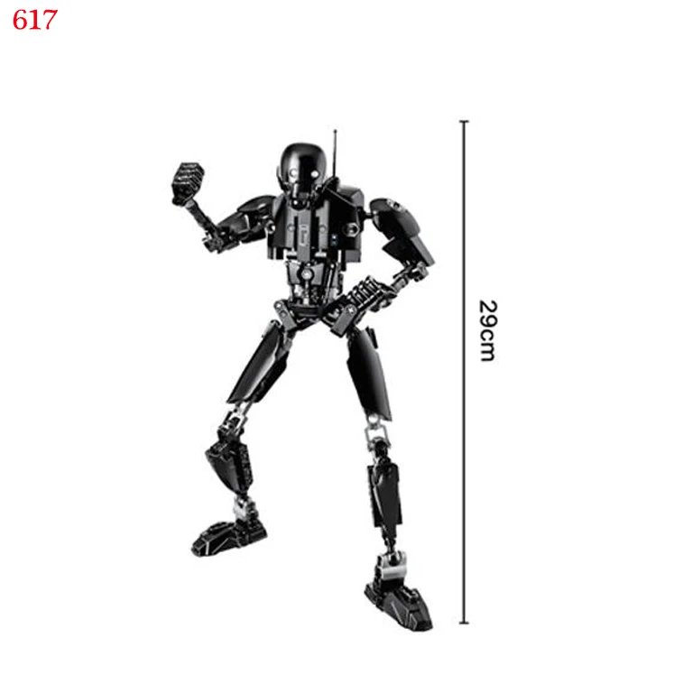 Звездные войны сборная фигура строительный блок игрушка Kylo Ren Чубакка Дарт Вейдер Boba Jango Фетт Штурмовик совместим с - Цвет: Ksz617