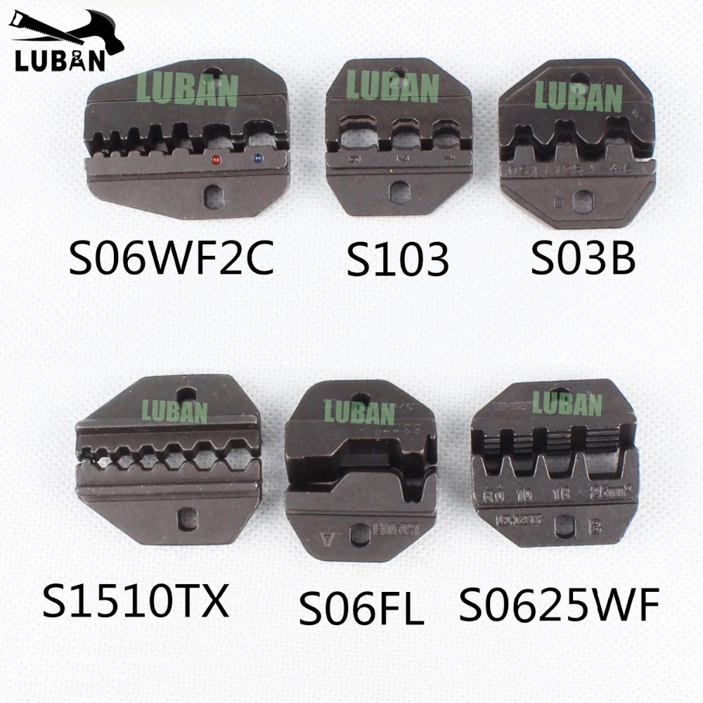S06WF2C S103 S03B S1510TX S06FL S0625WF штамповки наборы для AM-30 LS обжимной Пилер инструмент машины модули челюсти