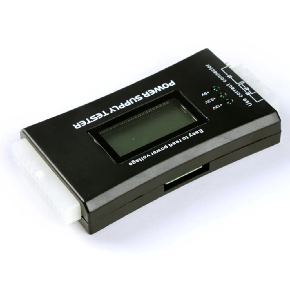 1 шт. популярный новый компьютер ПК тестер источника питания 20/24 pin SATA HDD ATX BTX метр