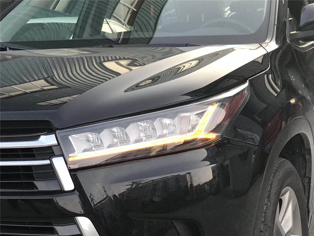 Автомобильный Стайлинг для Toyota Highlander Kluger 2018 светодиодный светильник DRL
