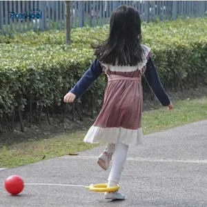 Обучающая игрушка Preskool для детей, прыгающий мяч, Спортивная игрушка для фитнеса, кольцо для прыжков, губчатый чехол для детского сада, игр на улице