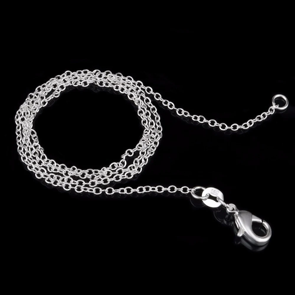 Цепочка с тонкими звеньями из серебра 925 пробы 10 шт.|chain necklace|necklace necklacethin chain necklace |