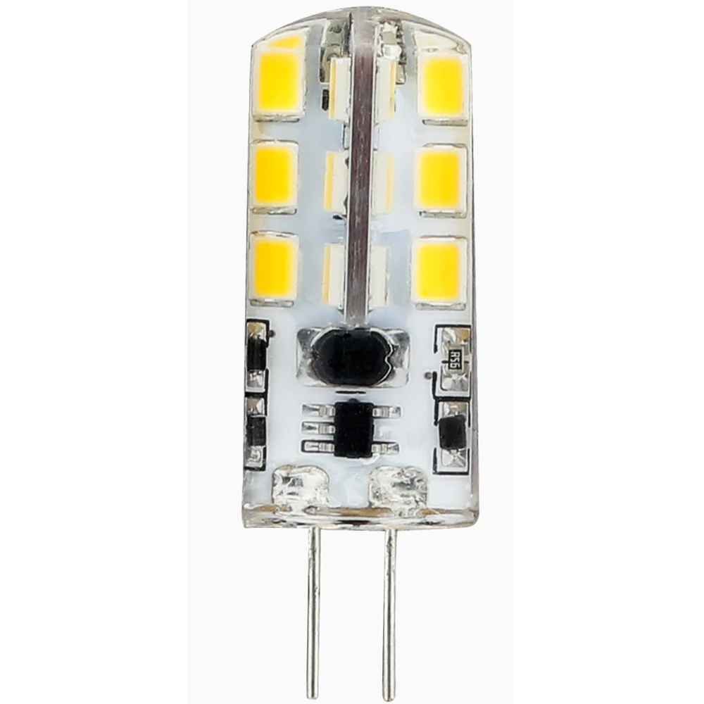 Светодиодная лампа G4 SMD3014 2835 с 24 чипами энергосберегающая 6 Вт переменный ток 12 В