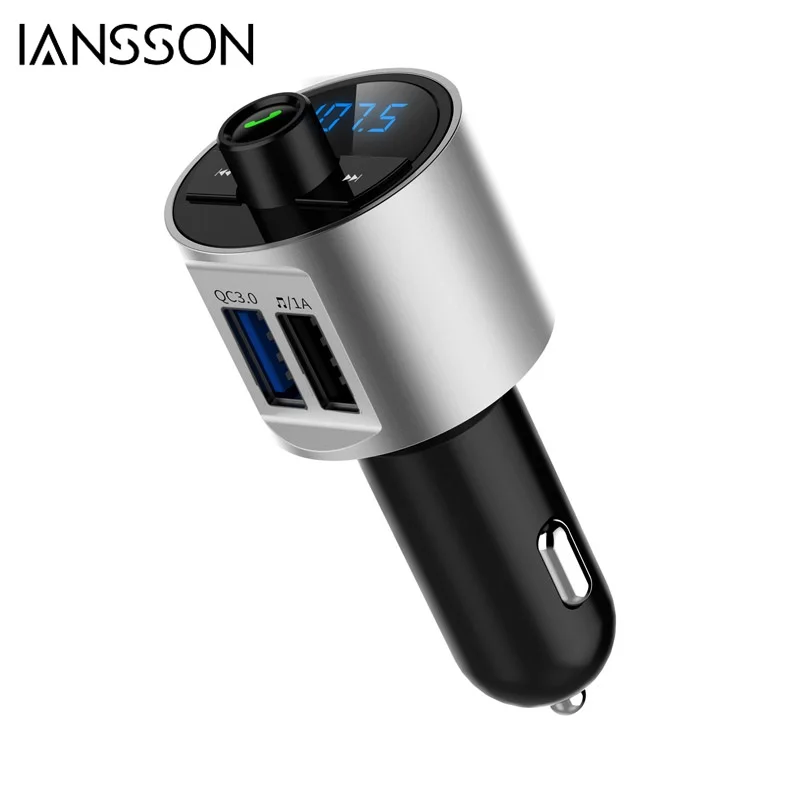 BT56 громкой связи Bluetooth Car Kit FM Беспроводной A2DP Автомобильный MP3 плеер TF карты/U