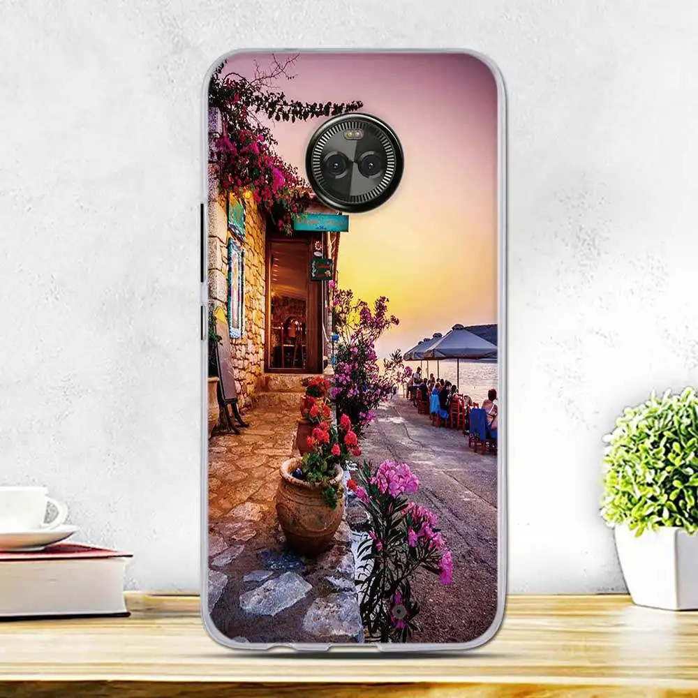 Чехол для Motorola Moto X4 XT1900 X 2017 (4th gen) Мягкий силиконовый чехол на телефон с
