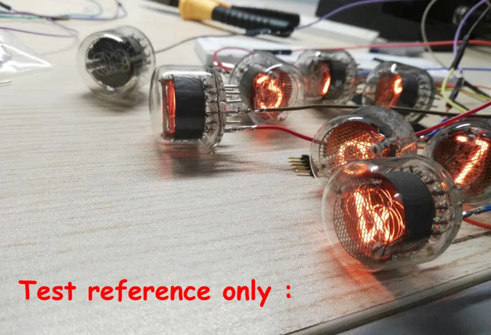 QS30-1 Nixie трубчатая трубка 0-9digit световой индикатор для цифровых цифровые часы