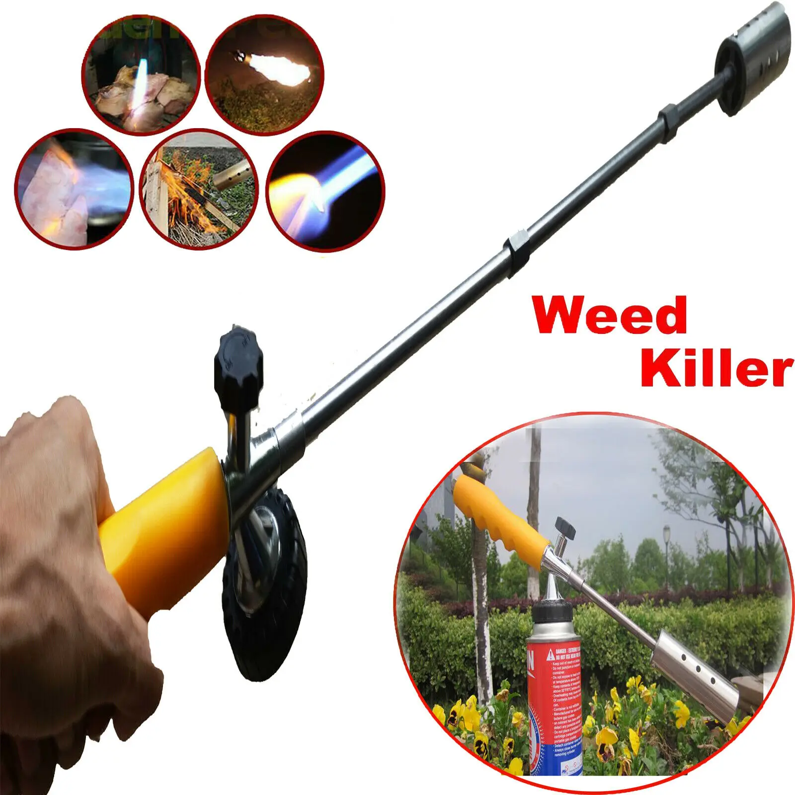 Садовая горелка для выжигания сорняков уничтожения Бутановая пьезоогневая