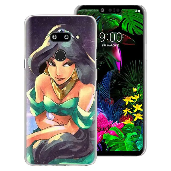 09 Капа Аладдин, Принцесса Жасмин чехол для телефона чехол для LG G7 G8 ThinQ G5 G6 V30 V40 V50 ThinQ Q6 Q7 жесткий чехол-накладка на заднюю крышку - Цвет: 09