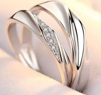 for men SHANICE, серебро 925 пробы, для женщин и мужчин, CZ, кольцо для открытия, высокое качество, модные, для влюбленных, кольца для пар, украшения на свадьбу, годовщину - Цвет основного камня: for men