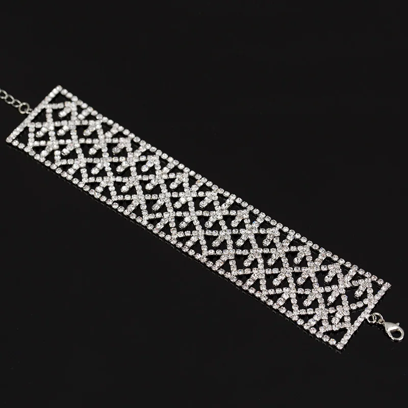 2017 свадебные браслеты и с серебряным покрытием горный хрусталь цепь роскошный