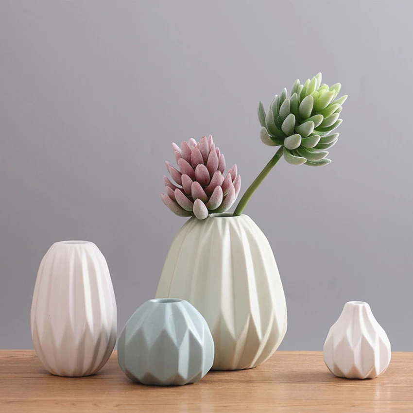 

home ceramic Flower Vase decoration modern tabletop vase in cream an color Home Decoration Ceramic Vase