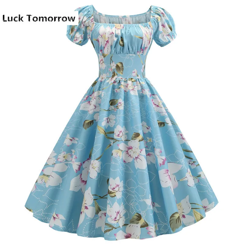 Лето 2019 Сексуальное цветочное миди платье с коротким рукавом повседневное