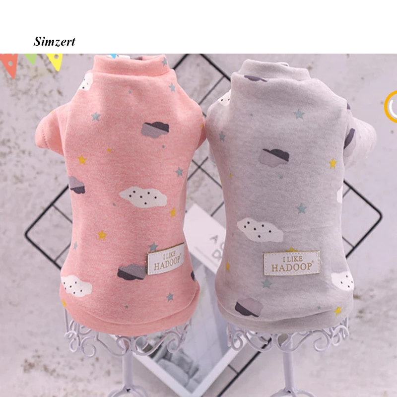 Simsert/новая одежда для кошек сезон осень зима популярный милый свитер с рисунком