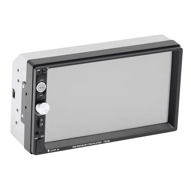 7023B 2 Din мультимедиа аудио плеер стерео радио 7 дюймов сенсорный экран HD MP4 плеер Поддержка Bluetooth FM камера SD USB Aux